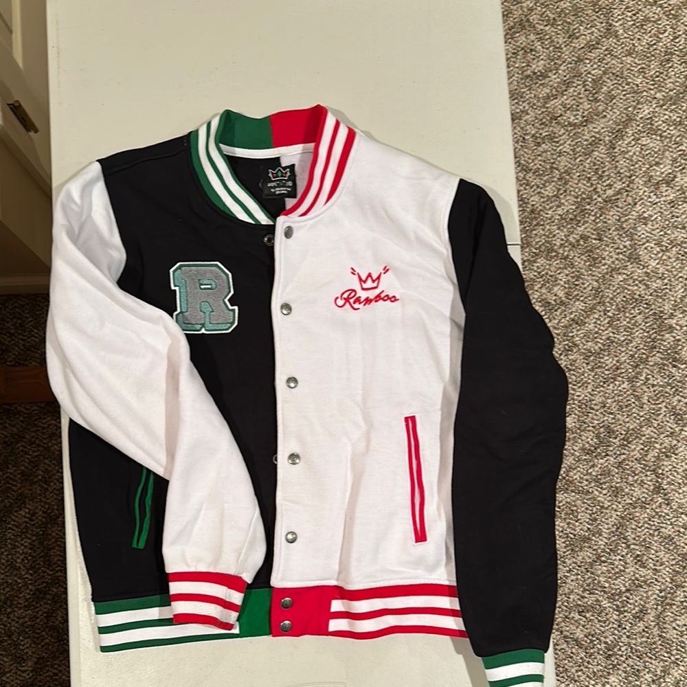 Black and White Varsity Jacket